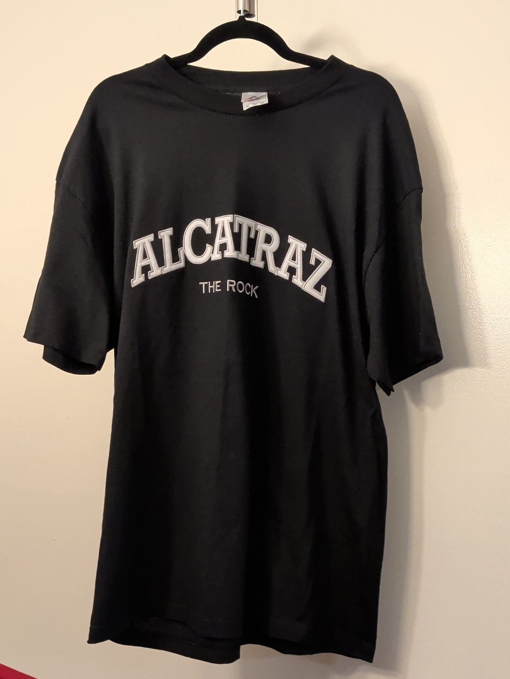 Alstyle Alcatraz 'The Rock' Black Graphic Tee XL